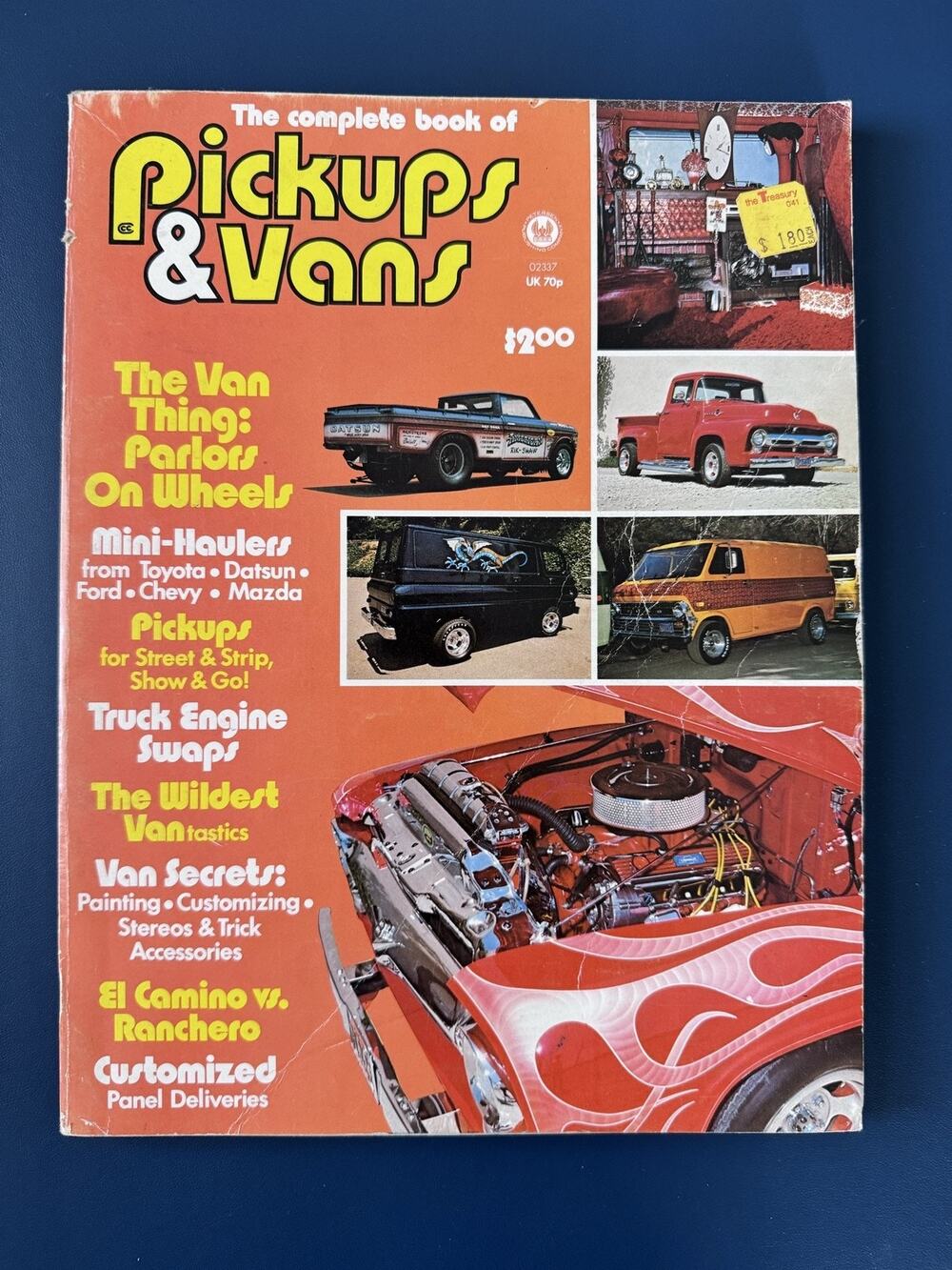 The Complete Book of Pickups & Vans 1972 Magazine Paperback